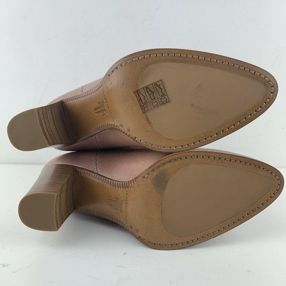 Womens Frye Boots 5.5 June Short Pull Dusty Rose - Picture 11 of 12